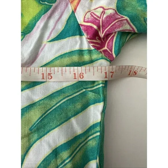 Maaji Joy Kaftan Cover Up Womens Small Sky Garden Beach Tropical‎ Outdoor New - Picture 13 of 13